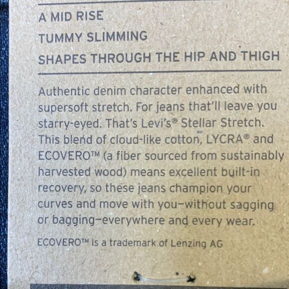 LEVIS, 311 shaping skinny, NWT, size 29 X 30 - Picture 14 of 15